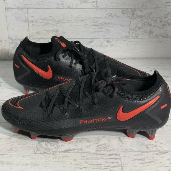 Nike Phantom GT Elite FG Black Red Soccer Cleats CK8439-060 Mens 6.5 Womens 8 main image 5
